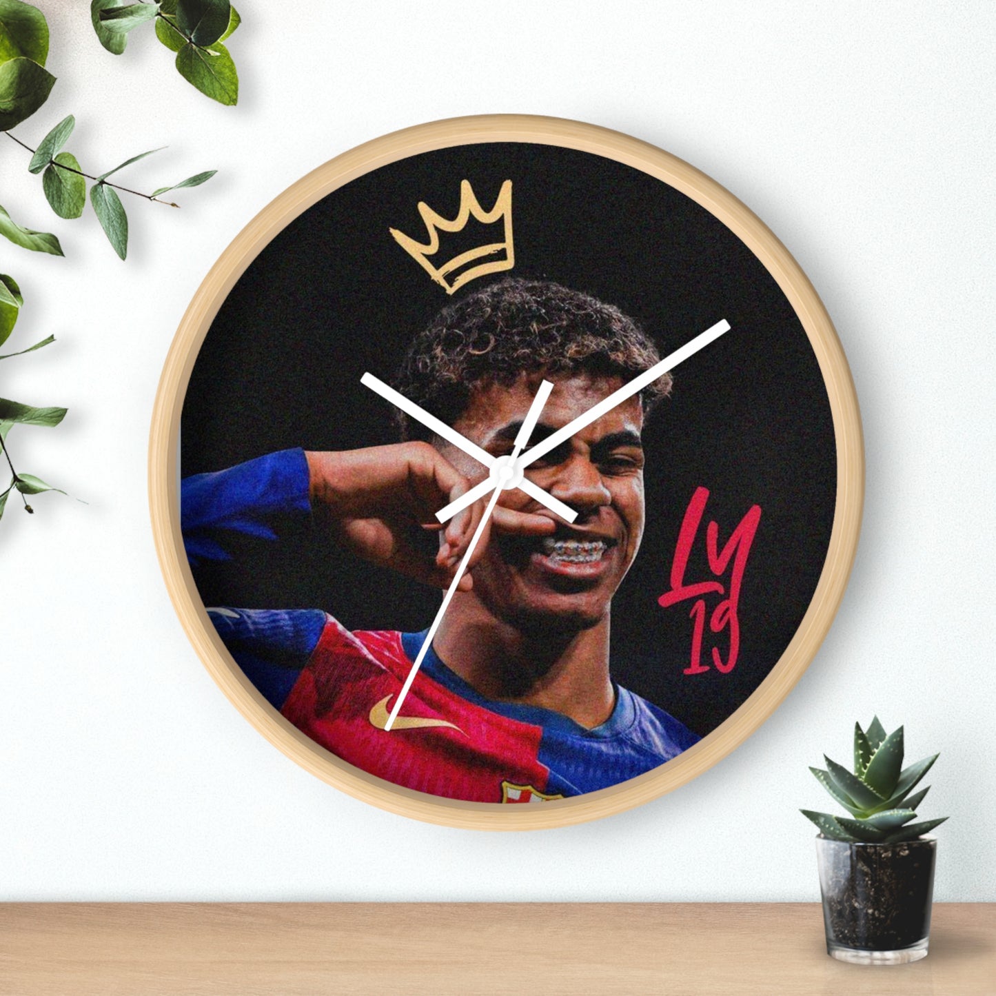 Lamine yamal Personalized Sports Wall Clock
