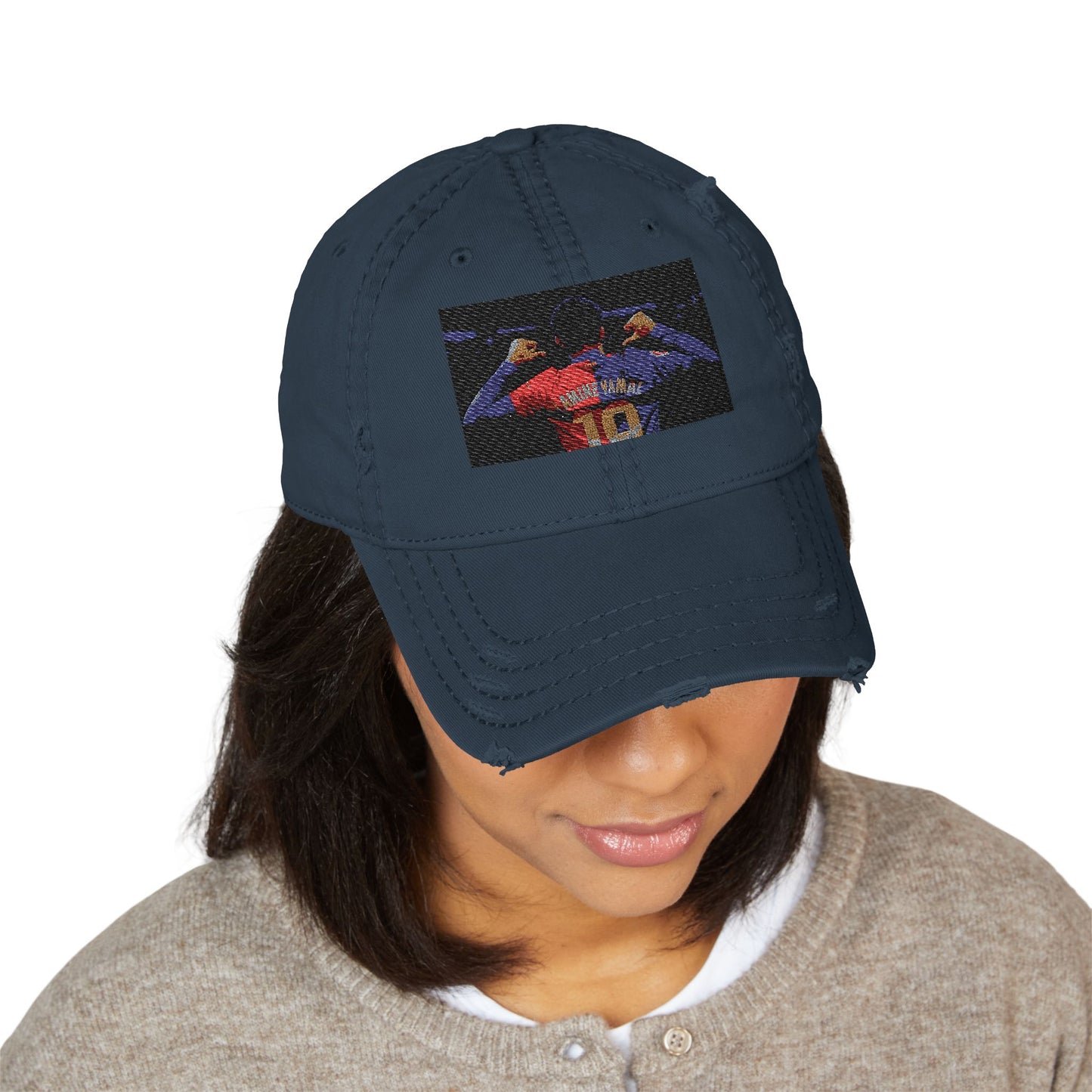Lamine yamal Distressed Dad Hat (Embroidery)