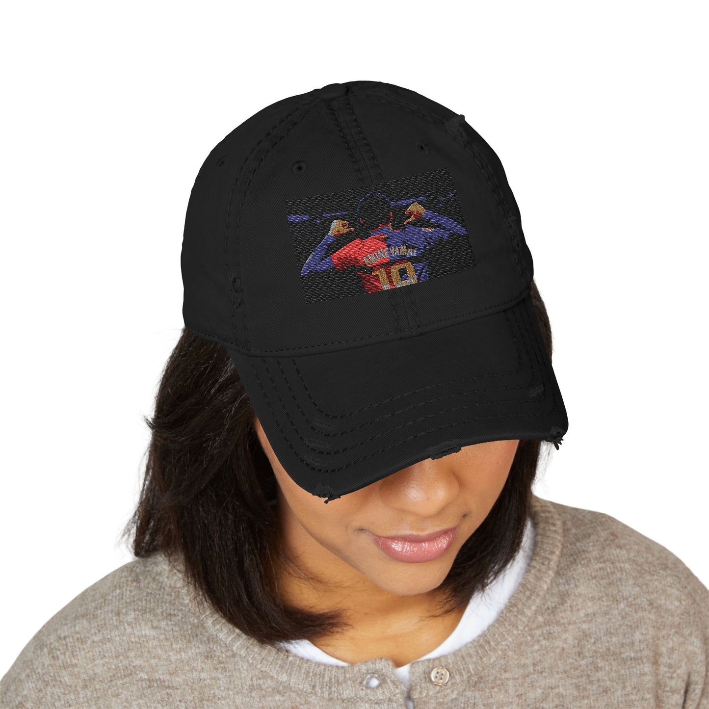 Lamine yamal Distressed Dad Hat (Embroidery)