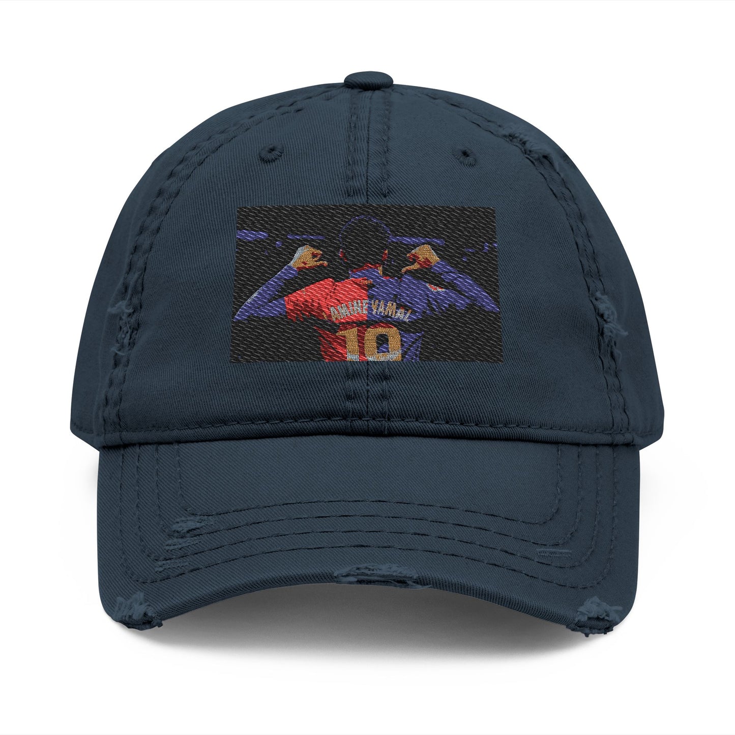 Lamine yamal Distressed Dad Hat (Embroidery)