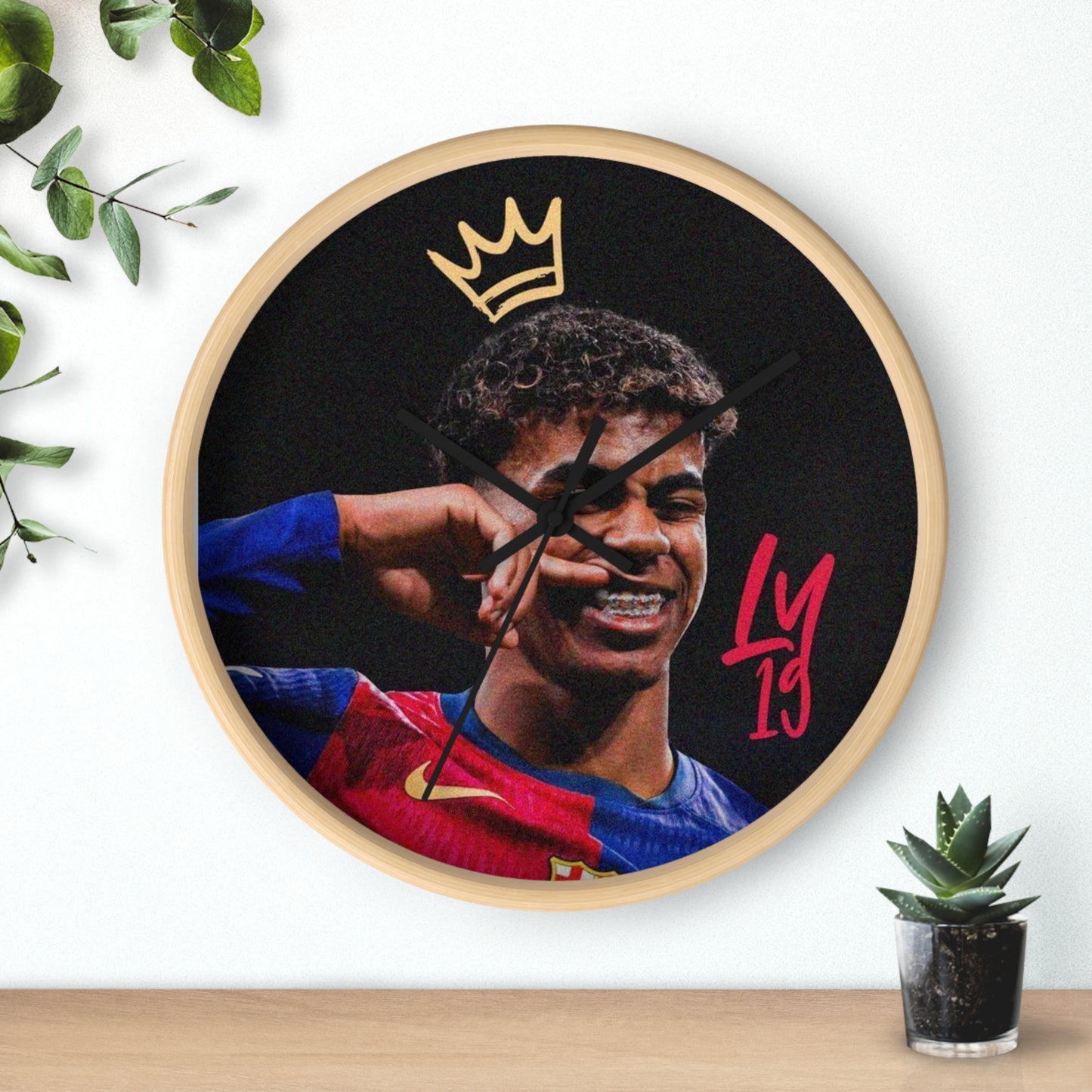 Lamine yamal Personalized Sports Wall Clock