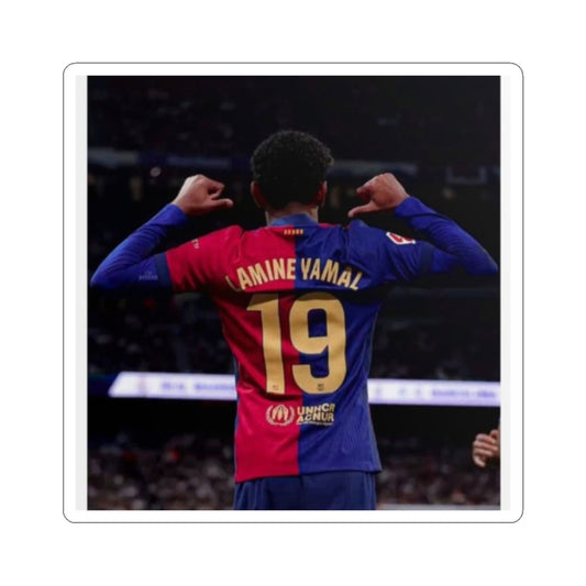 Lamine yamal  Kiss-Cut Stickers