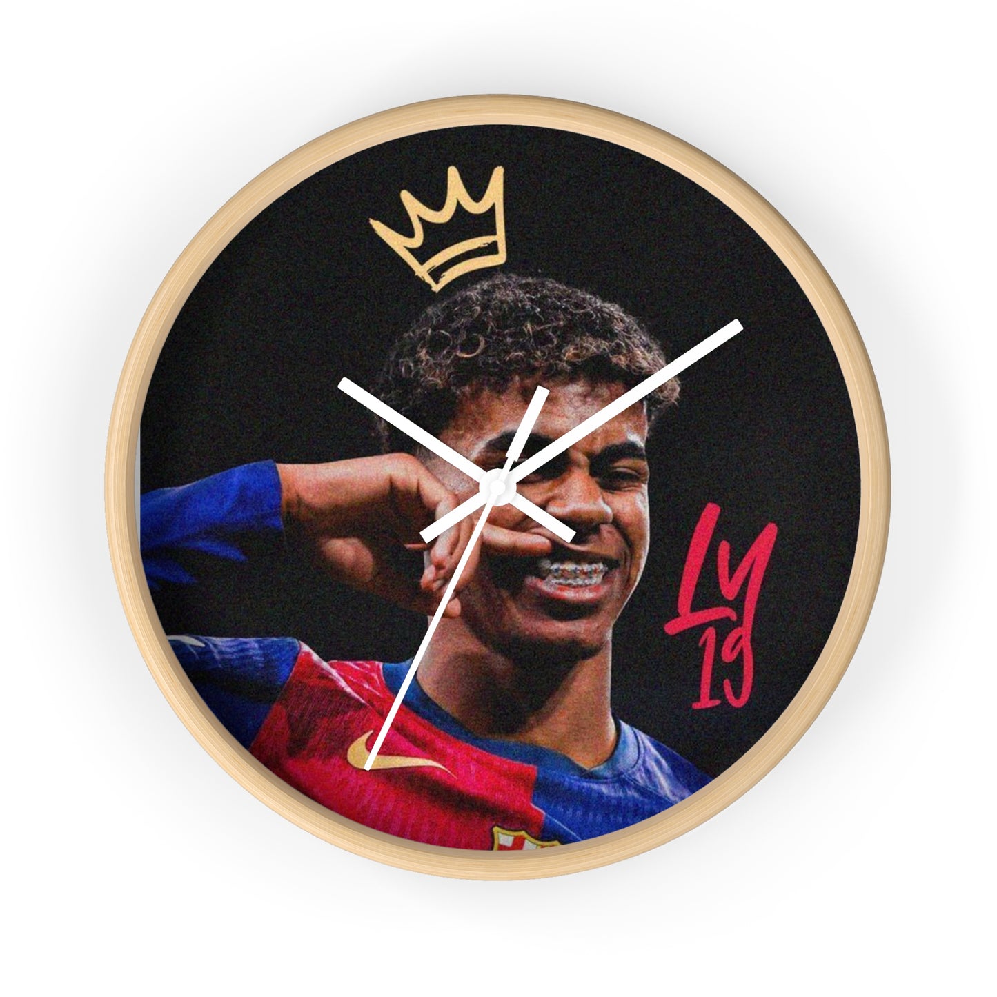 Lamine yamal Personalized Sports Wall Clock