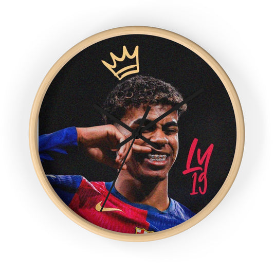 Lamine yamal Personalized Sports Wall Clock